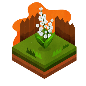 Babys breath flower vector