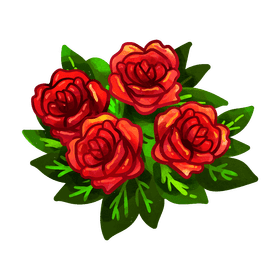 Rose flower clipart