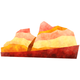 Canyon mountain clipart