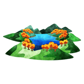 Lake clipart