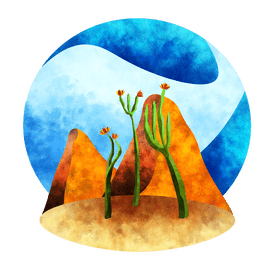 Boojum tree vector