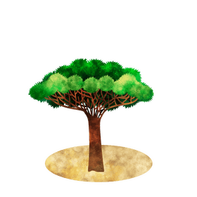 Dragon blood tree clipart
