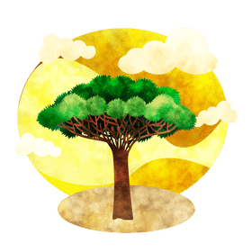 Dragon blood tree vector