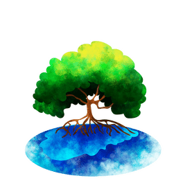 Mangrove tree clipart