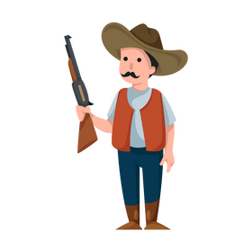 Cowboy cartoon clipart