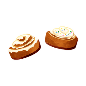 Cinnamon roll clipart