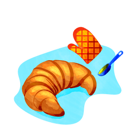 Croissant vector