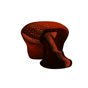 Lava cake clipart