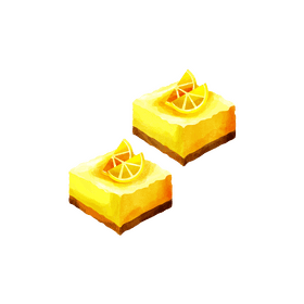 Lemon squares clipart