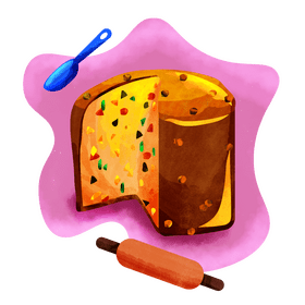 Panettone vector