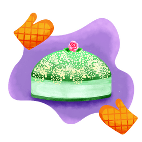 Princess cake vector