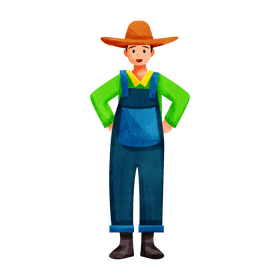 Live stock farmer clipart