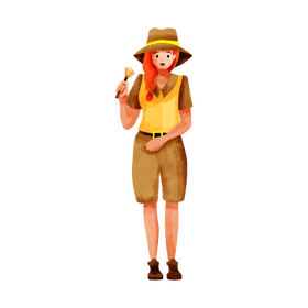 Paleontologist clipart