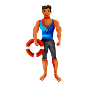 Lifeguard clipart