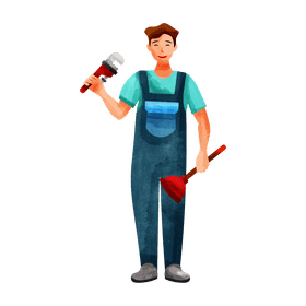 Plumber clipart