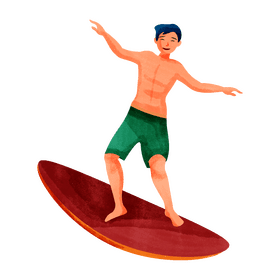 Surfer clipart