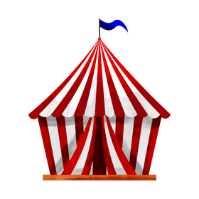 Circus tent clipart