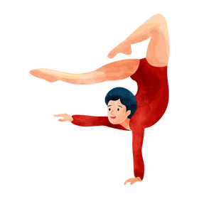 Handbalancing clipart