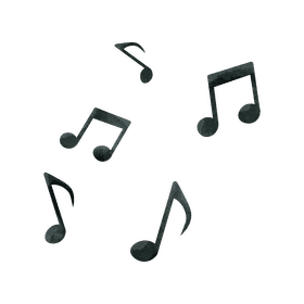 Music notes clipart