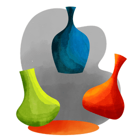 Vases vector