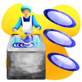 Dishwasher vector