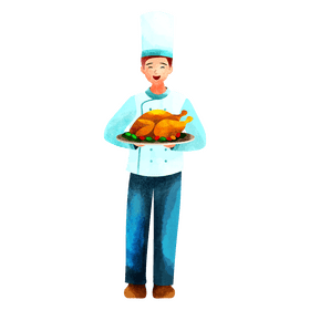 Hotel chef clipart