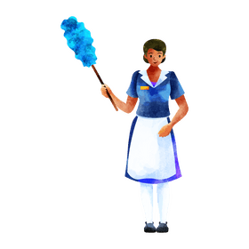Housekeeper clipart