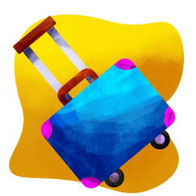 Luggage vector