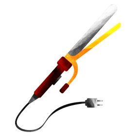 Hair curler clipart