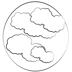 Dust black and white clipart