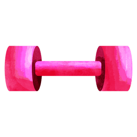 Toning dumbbell clipart