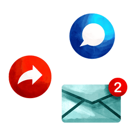 Notification icons clipart