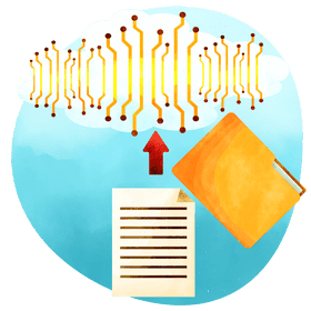 Cloud storage vector