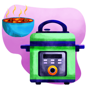 Pressure cooker vector