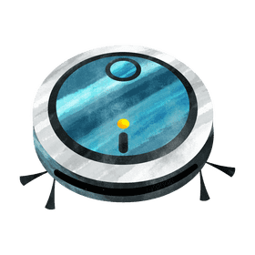 Robot vacuum clipart