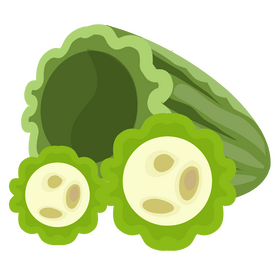 Bitter melon clipart