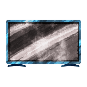 Tv monitor clipart