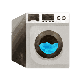 Washing machine clipart