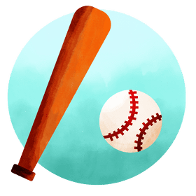 Baseball bat vector
