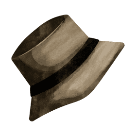 Bucket hat clipart