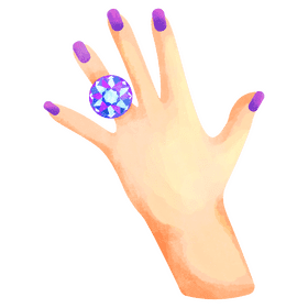 Diamond ring clipart