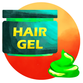 Hair gel vector