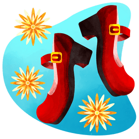 Mary janes vector