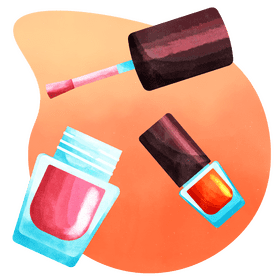 Nail polish vector