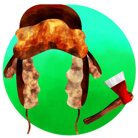 Trapper hat vector
