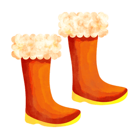 Winter boots clipart