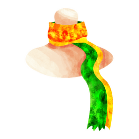 Winter scarf clipart