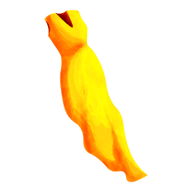 Evening gown clipart