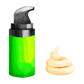 Shaving cream clipart