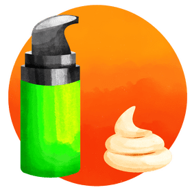 Shaving cream vector